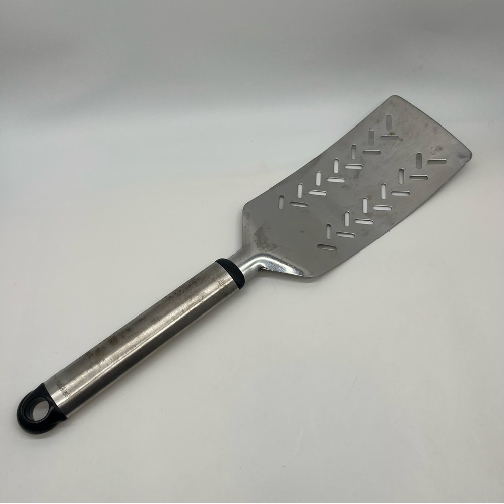 Hoffritz German Stainless Steel Angle Slotted Spatula